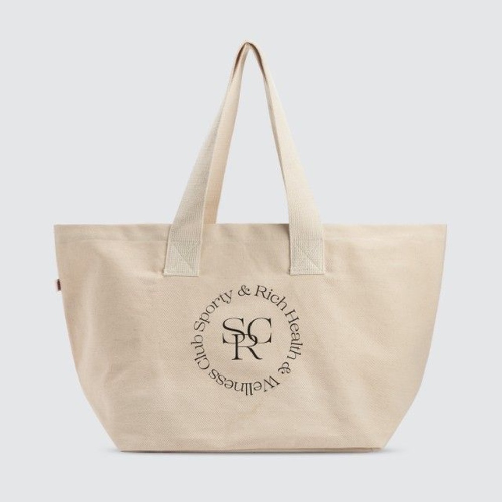 Sporty & Rich Off-White Rare Tote Bag